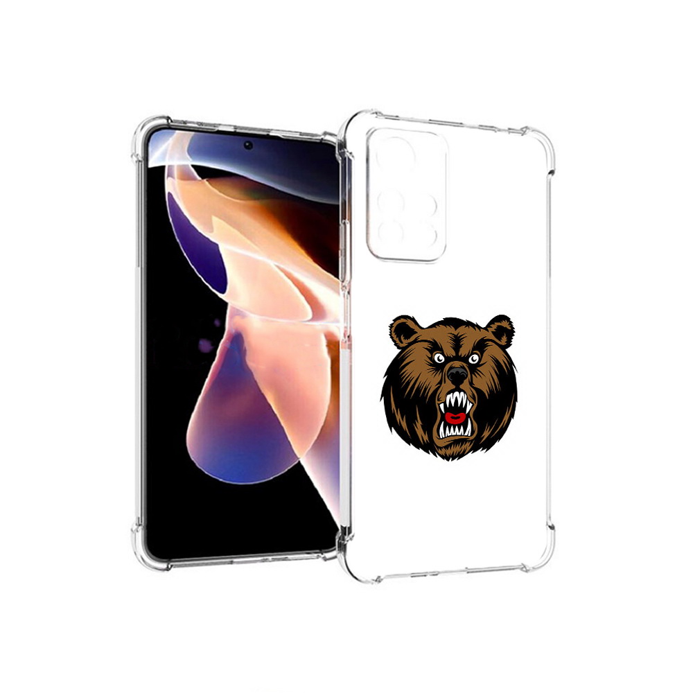 

Чехол MyPads Tocco для Xiaomi Redmi Note 11 Pro бурый (PT224811.282.253), Прозрачный, Tocco