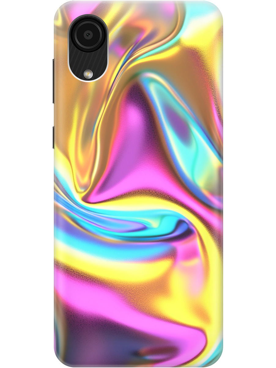 

Силиконовый чехол на Samsung Galaxy A03 Core с принтом "Ультрафиолетовая абстракция", Прозрачный;желтый;фиолетовый, 735001231