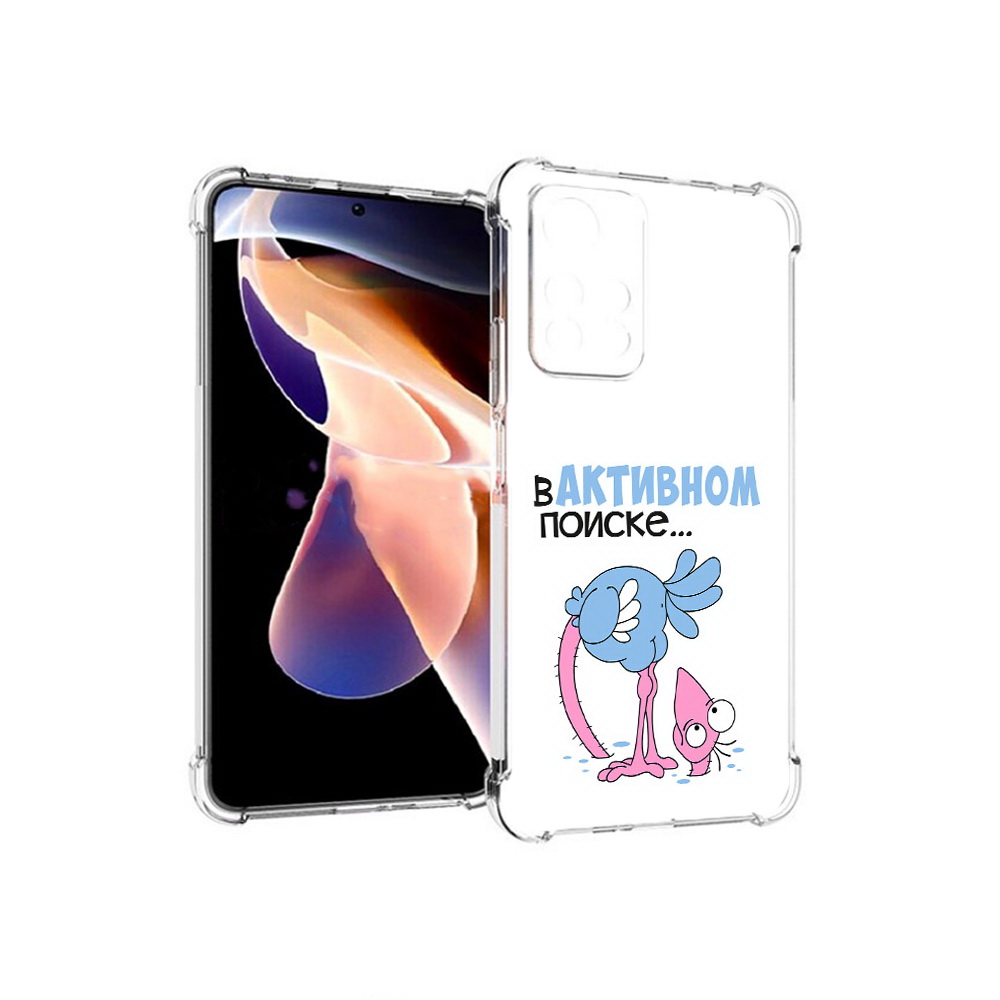 

Чехол MyPads Tocco для Xiaomi Redmi Note 11 Pro в активном поиске (PT224811.282.255), Прозрачный, Tocco