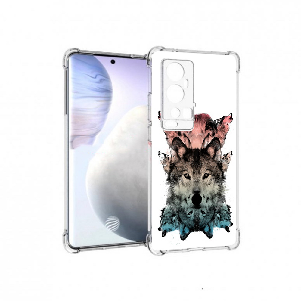 

Чехол MyPads Tocco для Vivo X60 Pro Plus стая, Прозрачный, Tocco