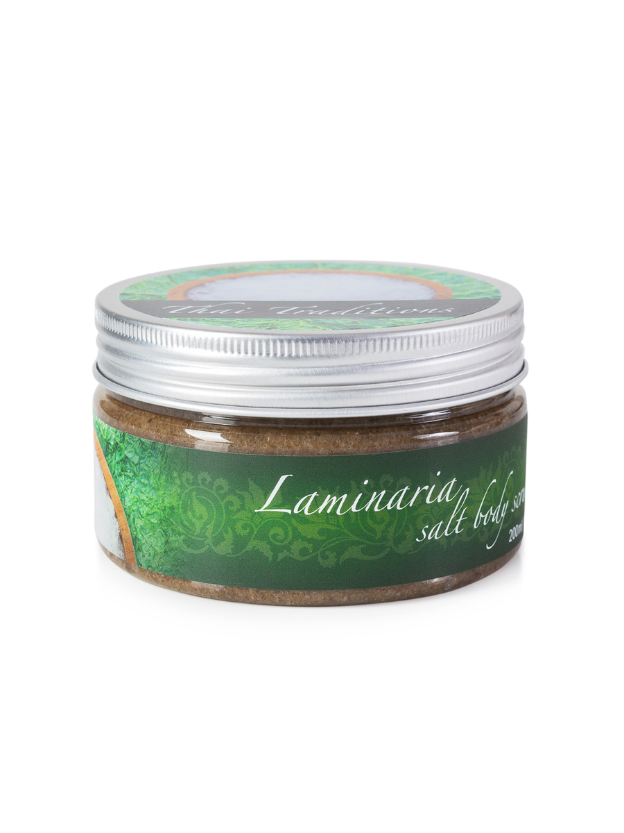 Скраб для тела Thai Traditions соляной с водорослями и морской солью, Ламинария, 200 мл. скраб альганика spa ламинария
