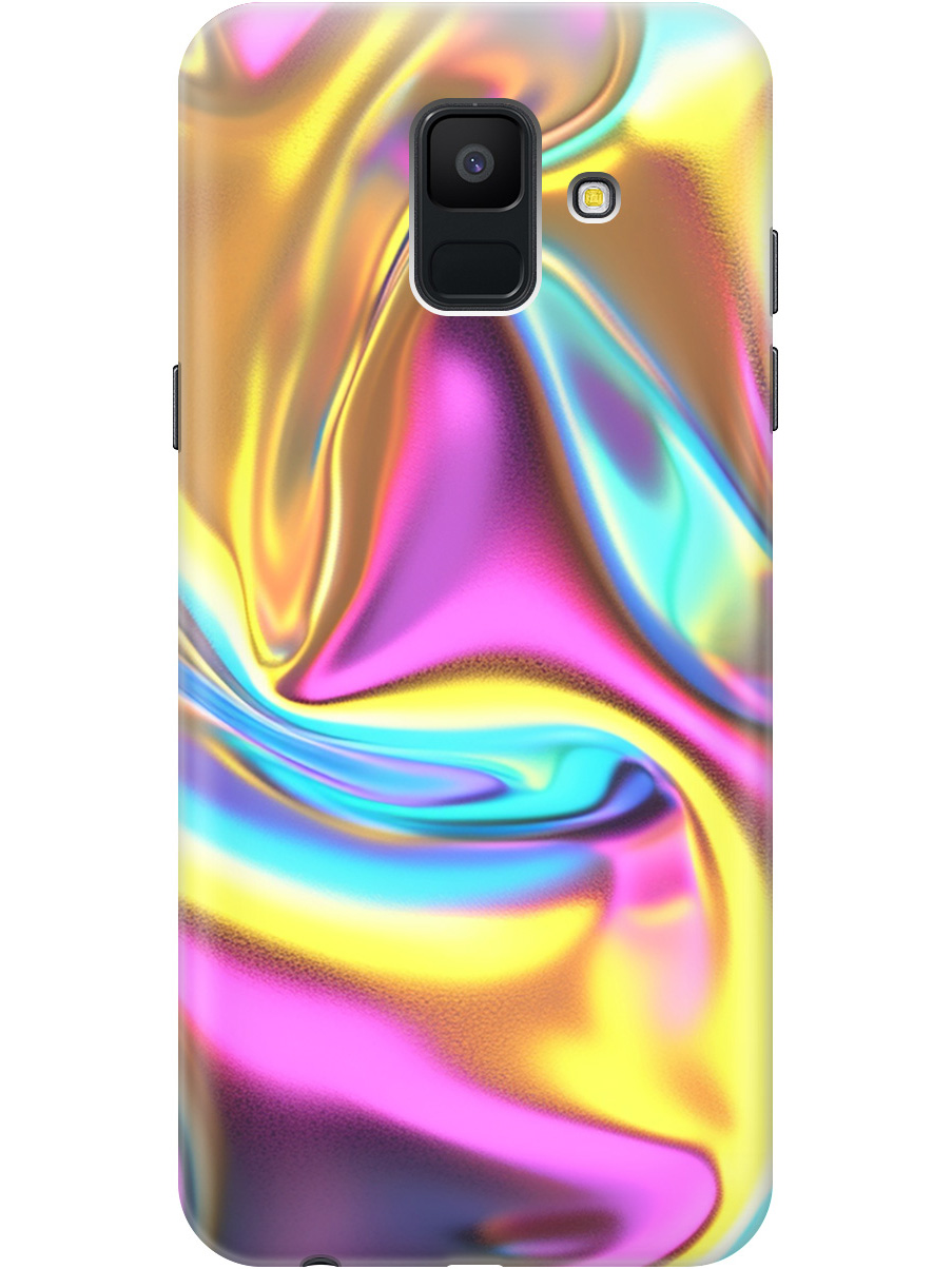 

Силиконовый чехол на Samsung Galaxy A6 (2018) с принтом "Ультрафиолетовая абстракция", Прозрачный;желтый;фиолетовый, 717872031
