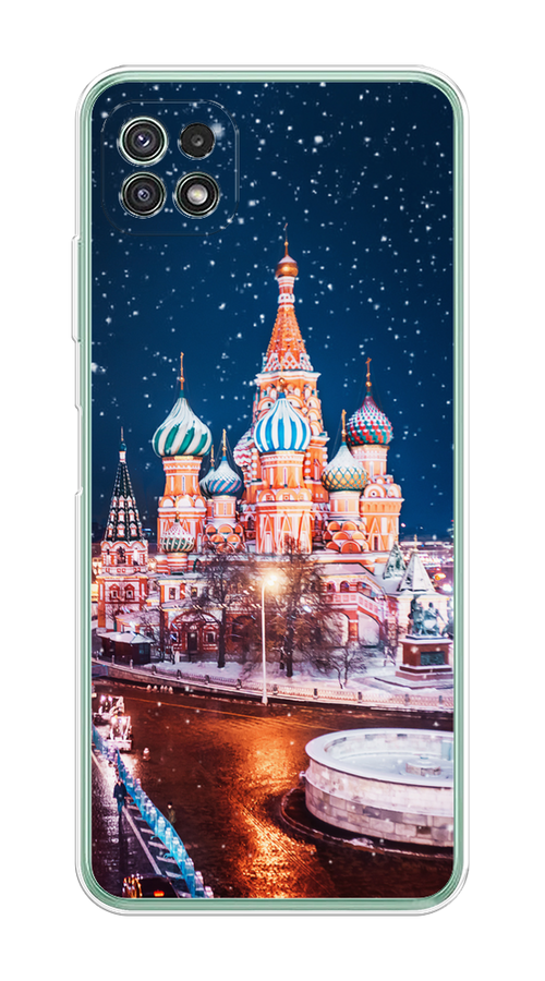 

Чехол на Samsung Galaxy A22s 5G "Москва 1", Коричневый;синий;белый, 2104250-1