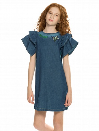 Платье для девочек Pelican GGDT4219 Цв. синий р. 128