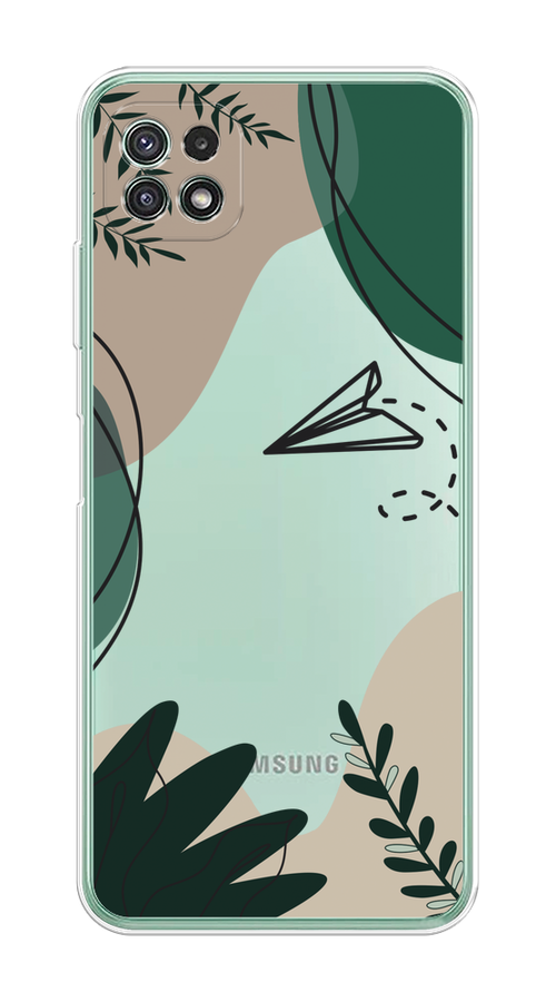 

Чехол на Samsung Galaxy A22s 5G "Secret Garden", Зеленый;бежевый;черный, 2104250-1