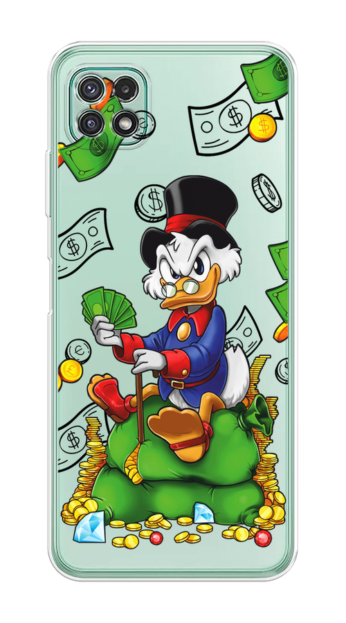

Чехол на Samsung Galaxy A22s 5G "Scrooge Richness", Черный;синий;зеленый, 2104250-1