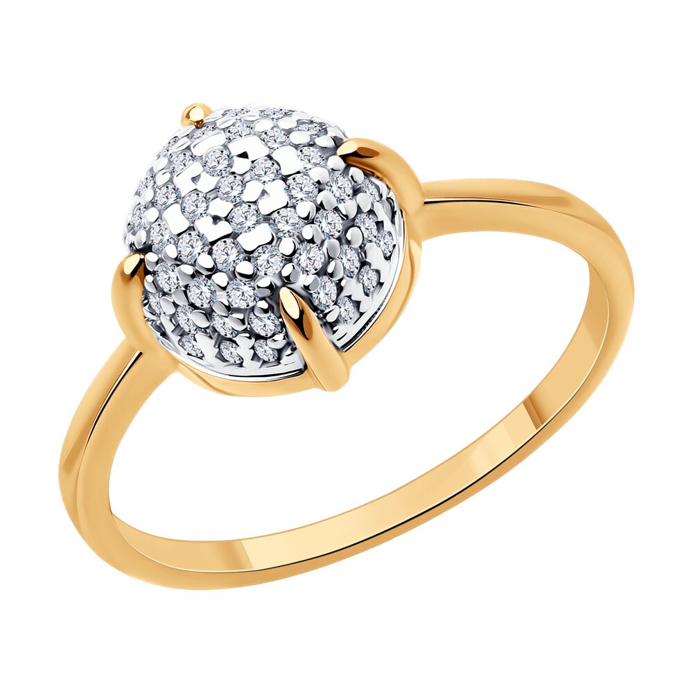 

Кольцо из серебра р. 19 Diamant 93-110-01987-1, фианит, 93-110-01987-1