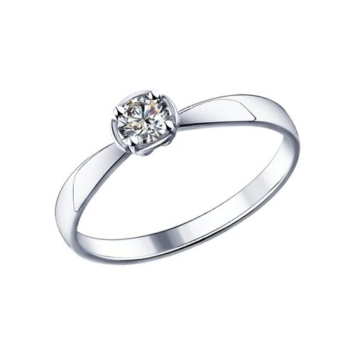 

Кольцо из серебра р. 16,5 SOKOLOV 94013647, фианит, 94013647