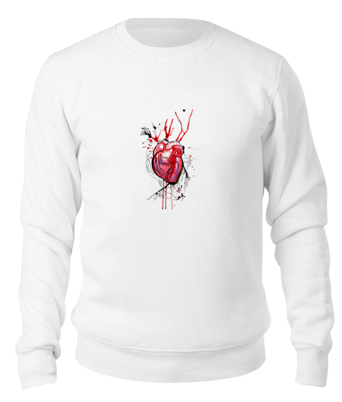 

Свитшот унисекс Printio All we need is love белый 2XL, All we need is love