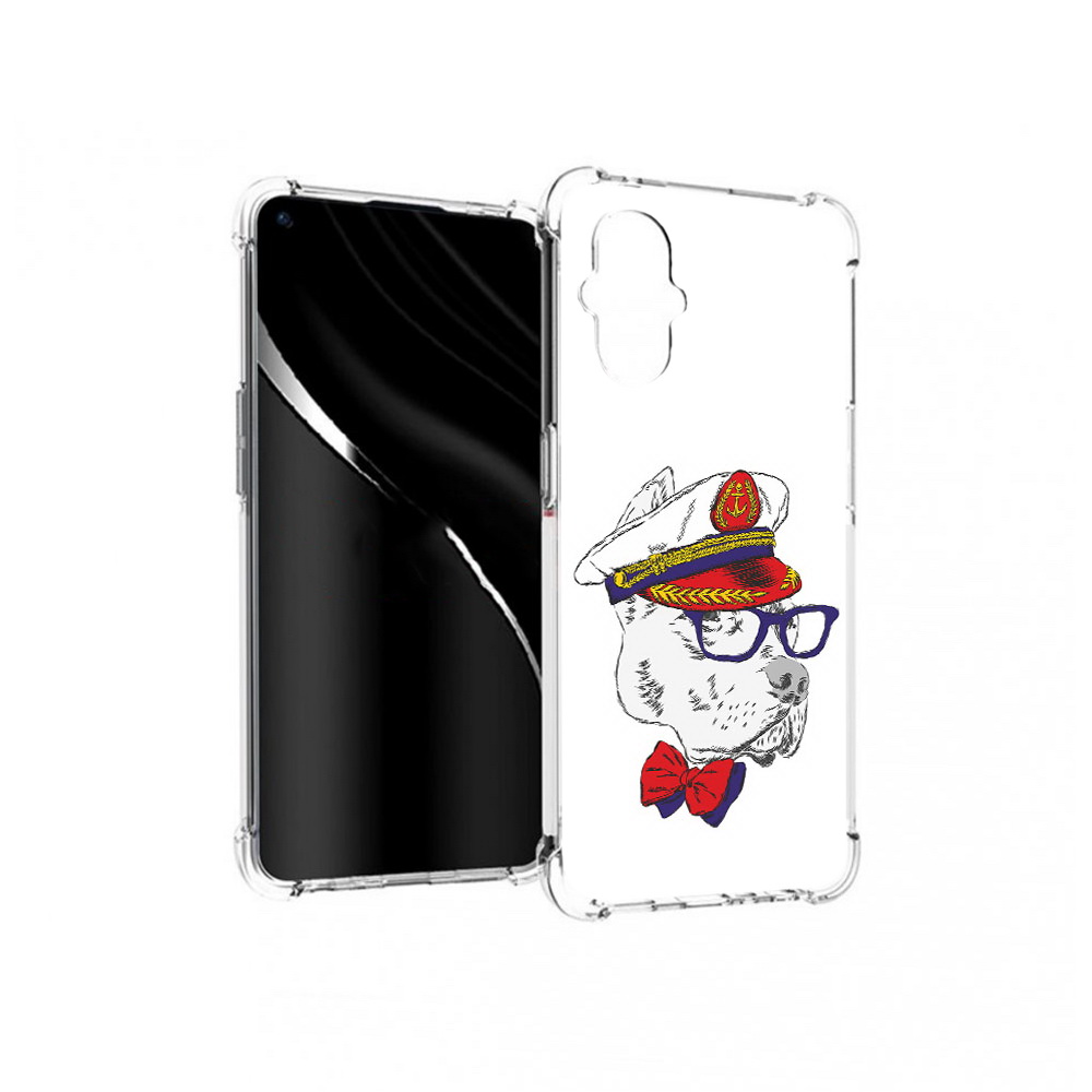 

Чехол MyPads Tocco для OnePlus Nord N20 5G бульдог (PT227047.135.251), Прозрачный, Tocco