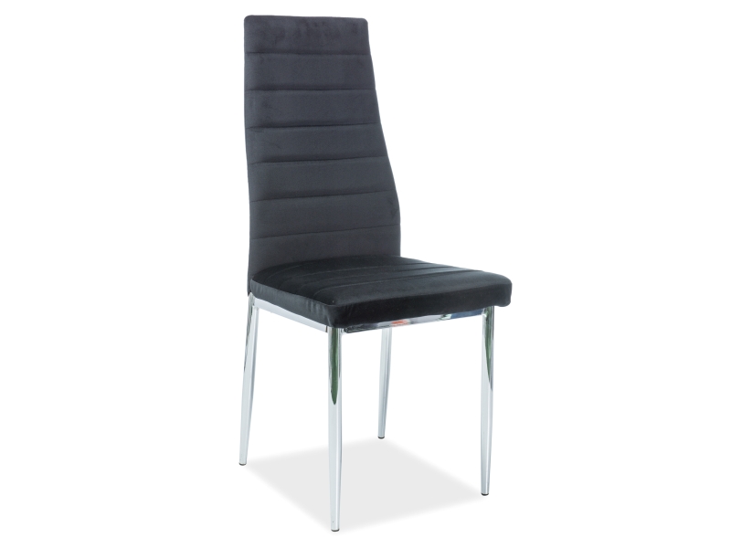 

Стул кухонный Signal H261 Velvet (черный/хром), H261 VELVET (черный/хром)