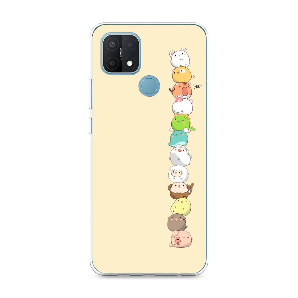 

Чехол Awog на Oppo A15/A15s "Питомцы Чиби", Разноцветный, 255650-2