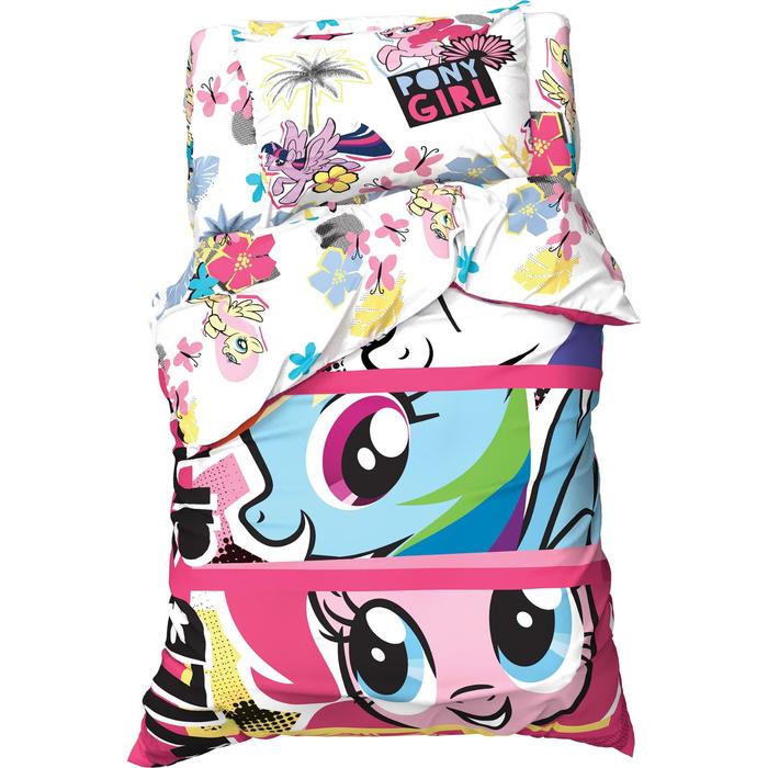 

Постельное бельё 1,5 сп Pony girl My Little Pony 143x215 см, 150x214 см, 50x70 см -1 шт, My Little Pony