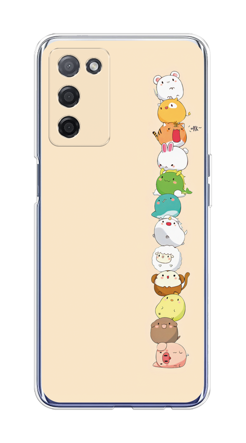 

Чехол Awog на Oppo A55 5G "Питомцы Чиби", Разноцветный, 256250-2