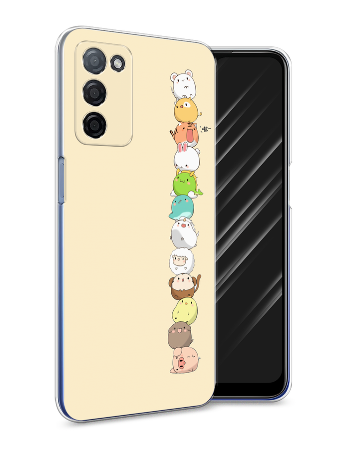 

Чехол Awog на Oppo A55s 5G "Питомцы Чиби", Разноцветный, 2510150-2