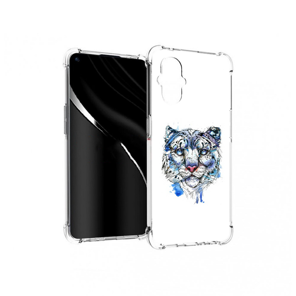 

Чехол MyPads Tocco для OnePlus Nord N20 5G водяной тигр (PT227047.135.263), Прозрачный, Tocco