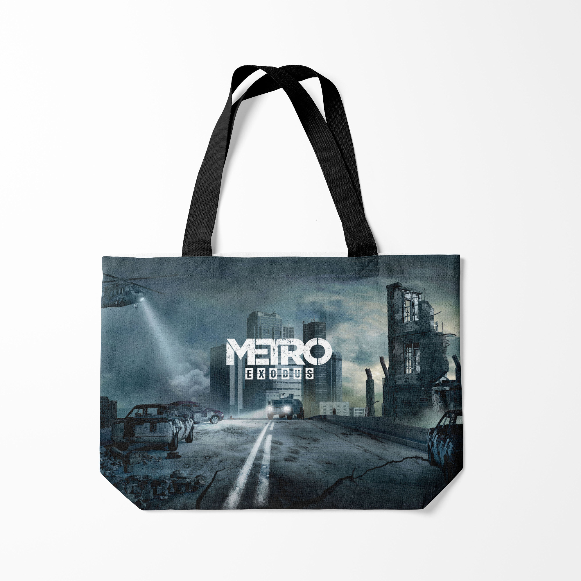 

Сумка шoппер унисекс Burnettie Metro Exodus, серый, Metro Exodus