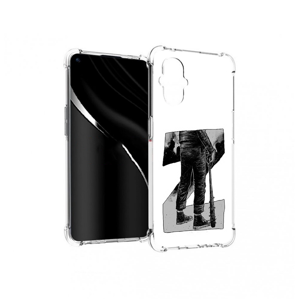 

Чехол MyPads Tocco для OnePlus Nord N20 5G воин черно белый (PT227047.135.265), Tocco