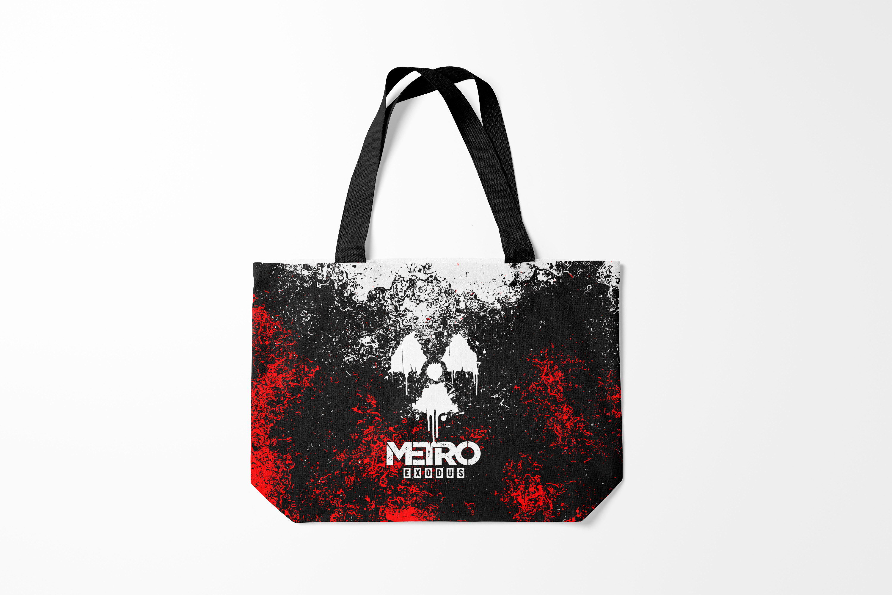 

Сумка шoппер унисекс Burnettie Metro Exodus, черный, Metro Exodus
