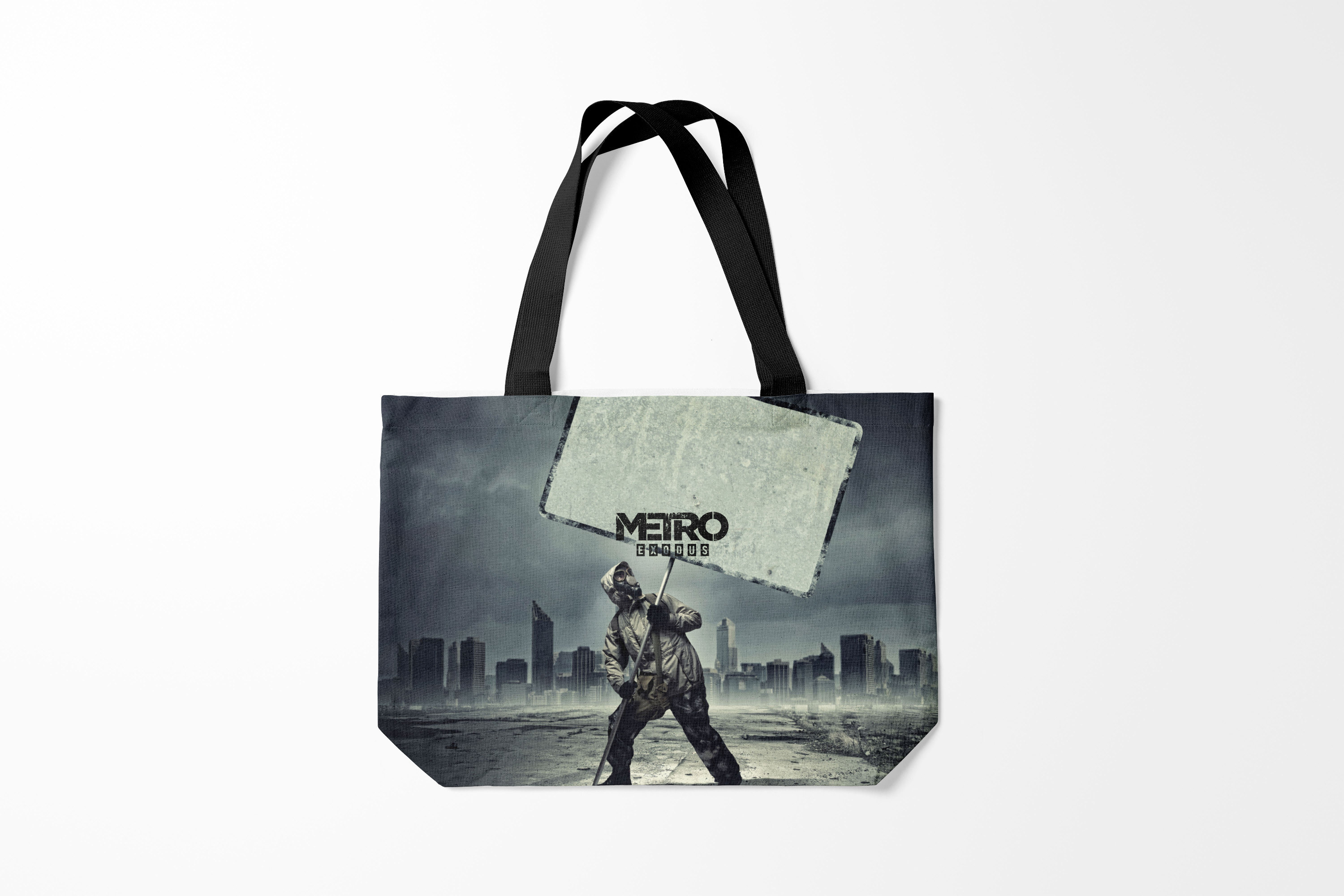 

Сумка шoппер унисекс Burnettie Metro Exodus, серый, Metro Exodus