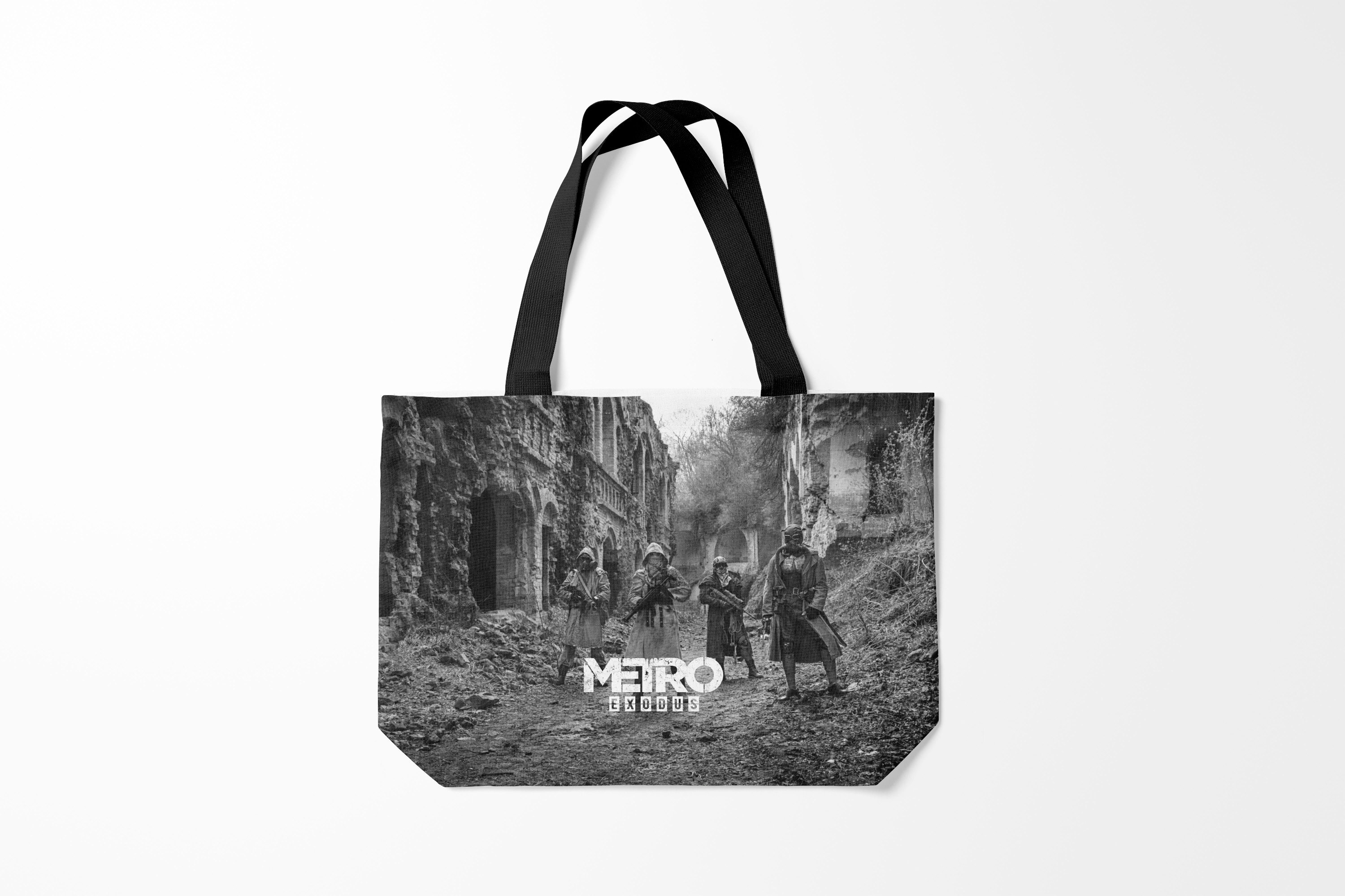 

Сумка шoппер унисекс Burnettie Metro Exodus, серый, Metro Exodus