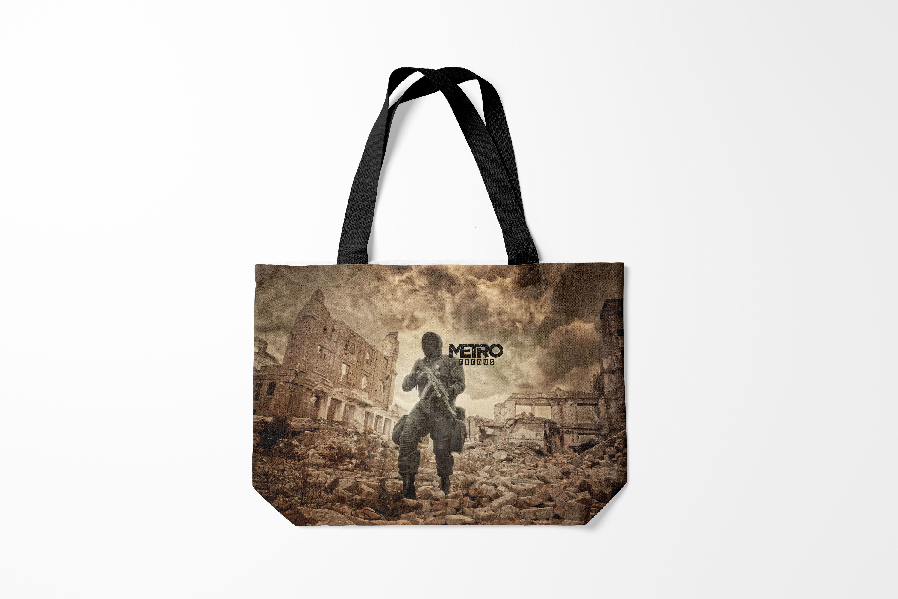 

Сумка шoппер унисекс Burnettie Metro Exodus, коричневый, Metro Exodus
