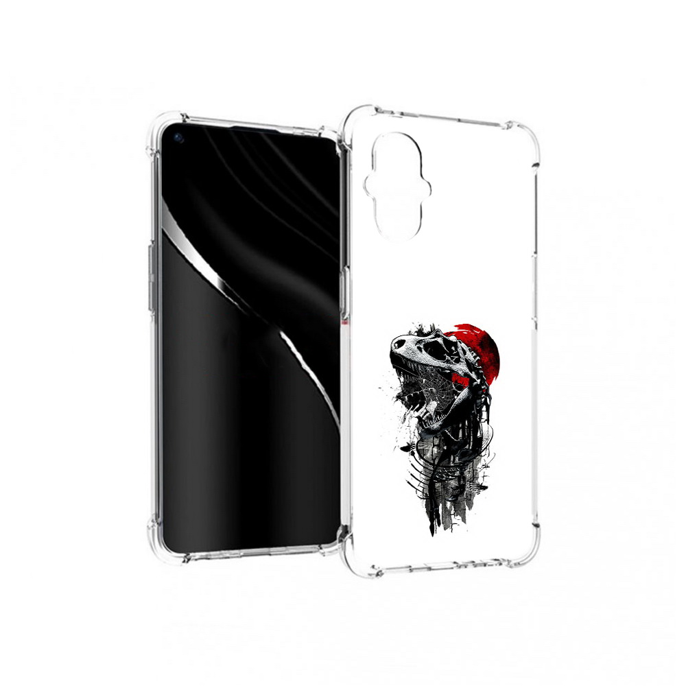 

Чехол MyPads Tocco для OnePlus Nord N20 5G вымерший динозавр (PT227047.135.284), Прозрачный, Tocco