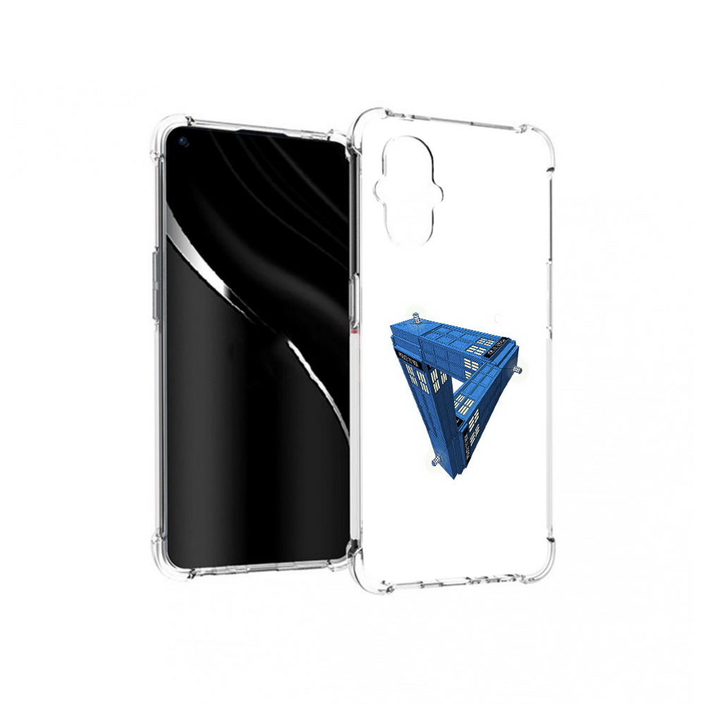 

Чехол MyPads Tocco для OnePlus Nord N20 5G головолока абстракция (PT227047.135.291), Прозрачный, Tocco