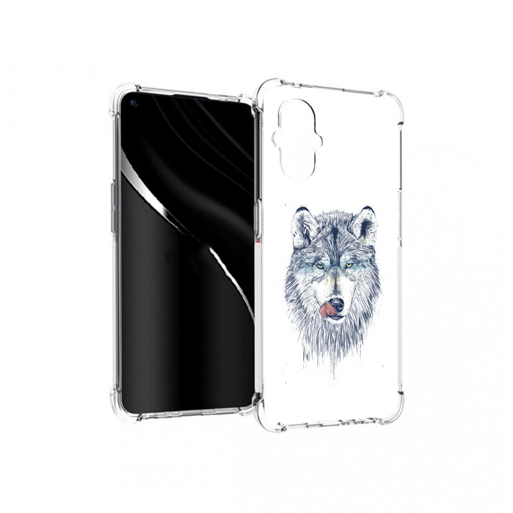 

Чехол MyPads Tocco для OnePlus Nord N20 5G голодгый волк (PT227047.135.292), Прозрачный, Tocco