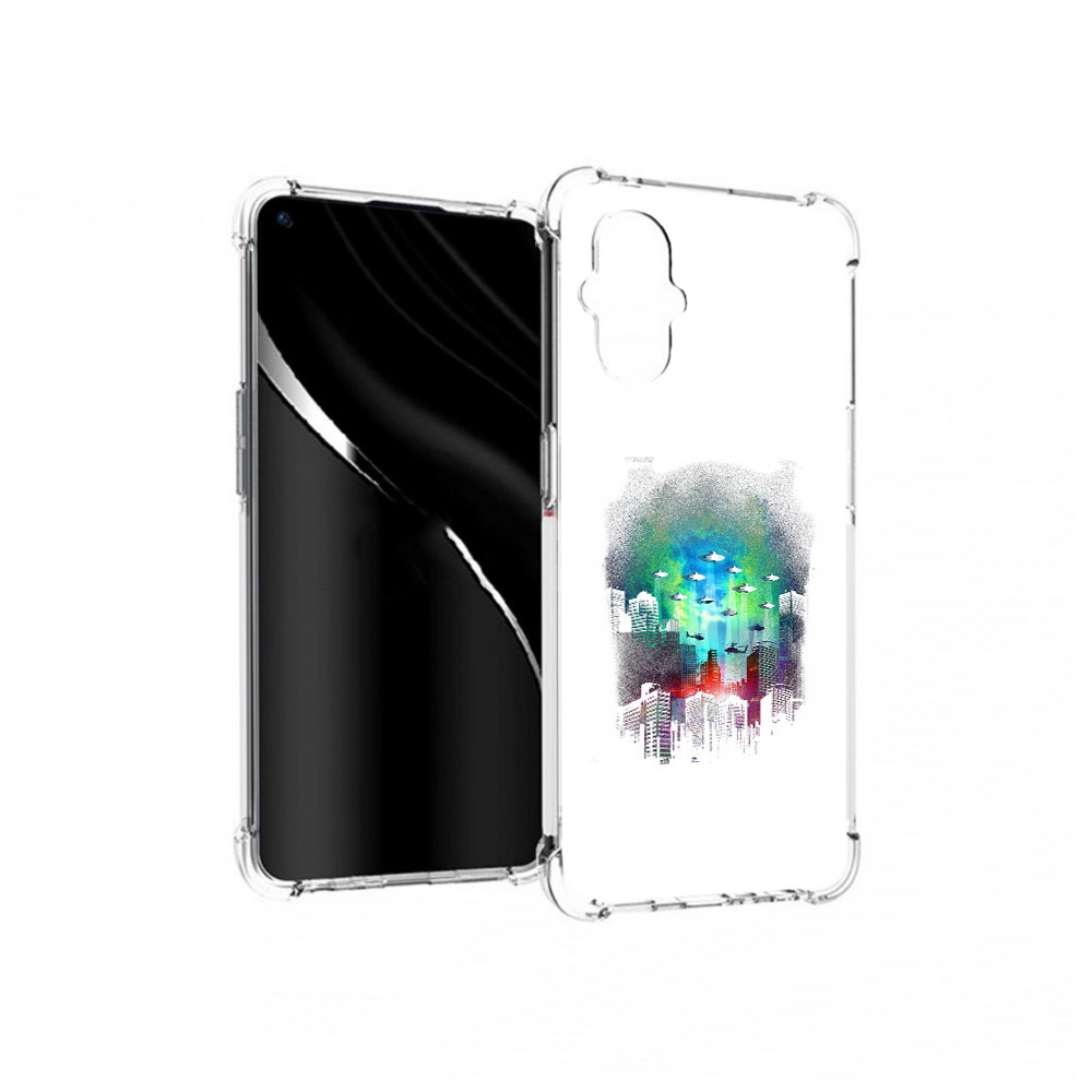 

Чехол MyPads Tocco для OnePlus Nord N20 5G город в свечении (PT227047.135.296), Прозрачный, Tocco