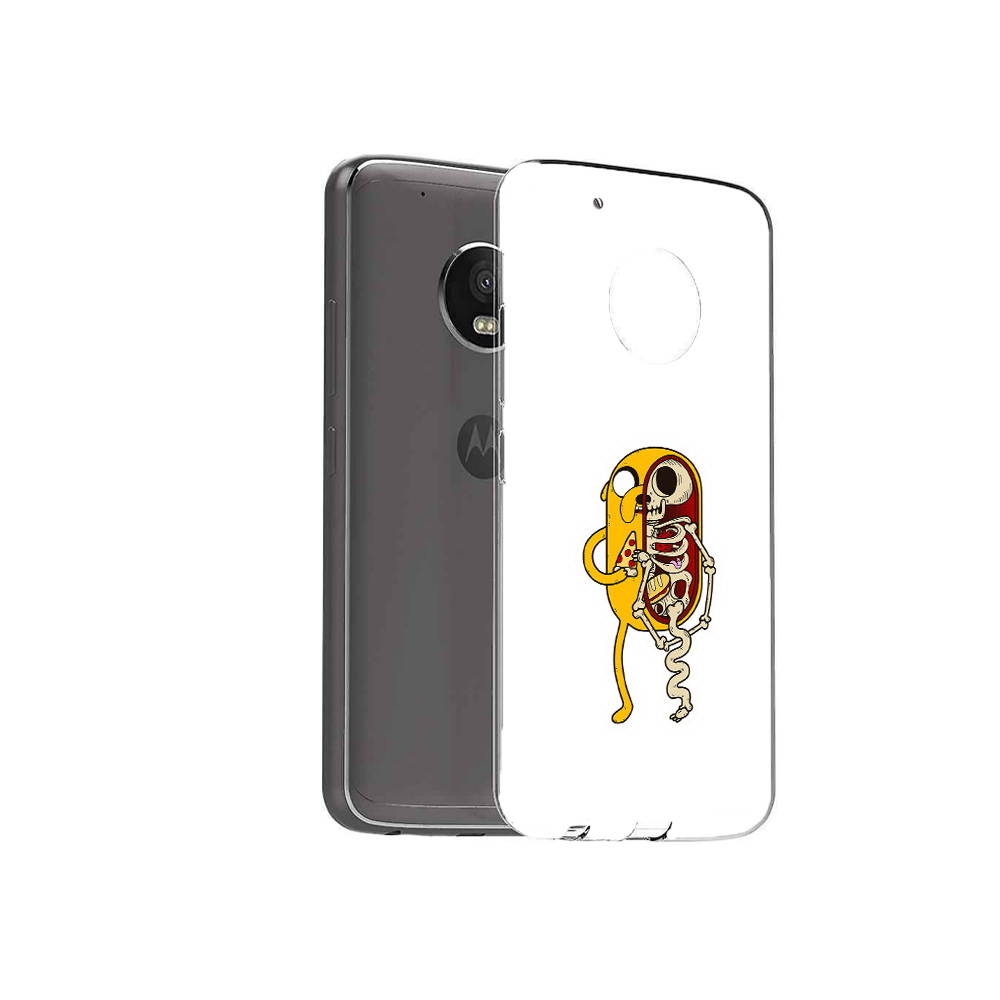 

Чехол MyPads Tocco для Motorola Moto G5 Plus Джейк скелет (PT67401.338.64), Прозрачный, Tocco