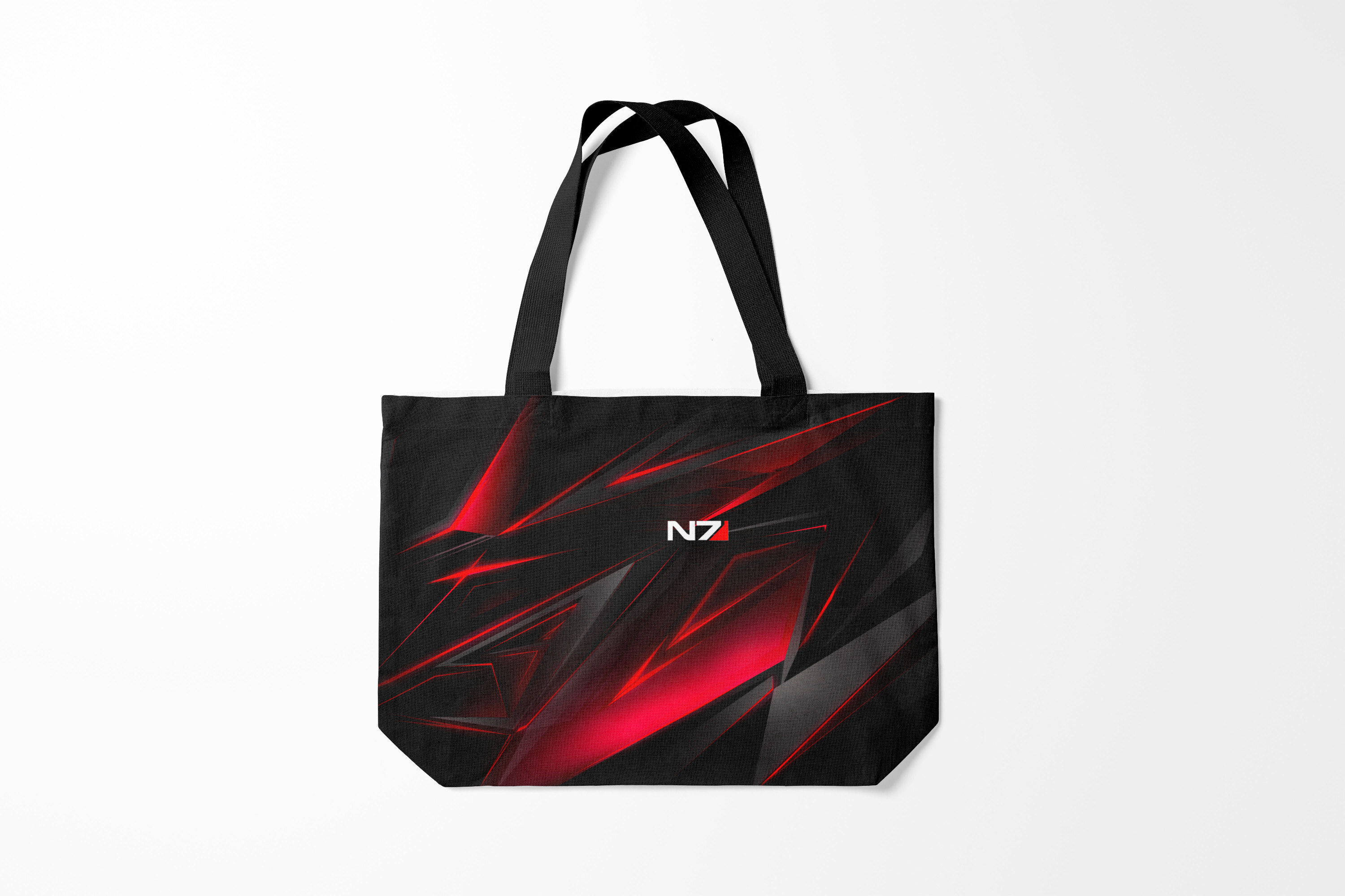 

Сумка шoппер унисекс Burnettie Mass Effect N7 МАСС ЭФФЕКТ Н7, черный, Mass Effect N7 МАСС ЭФФЕКТ Н7