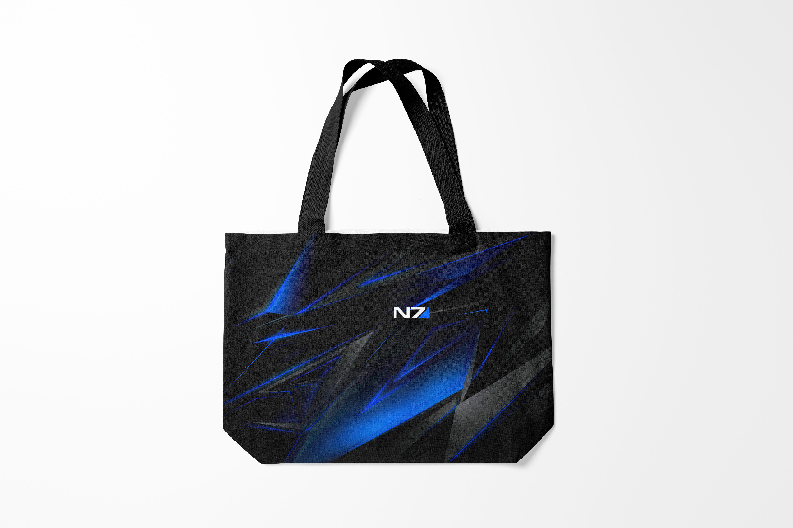 

Сумка шoппер унисекс Burnettie Mass Effect N7, черный, Mass Effect N7