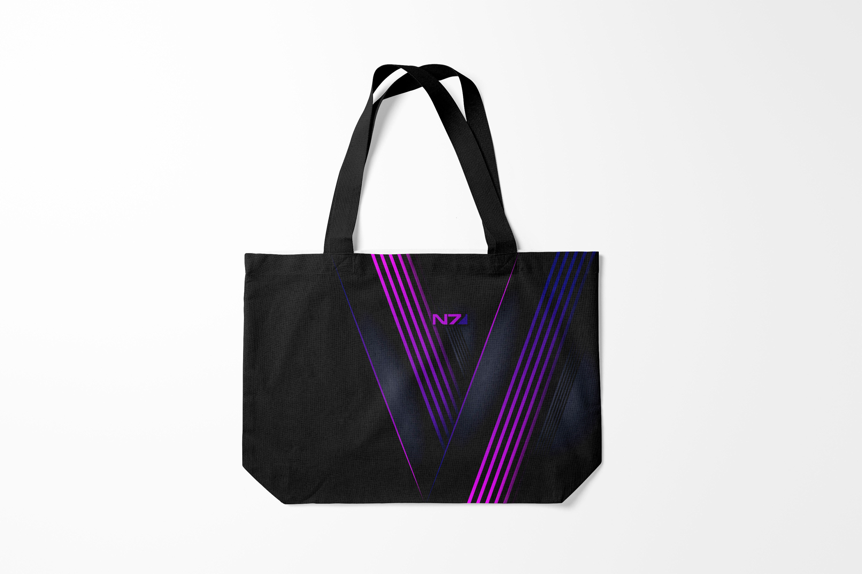

Сумка шoппер унисекс Burnettie Mass Effect N7, черный, Mass Effect N7