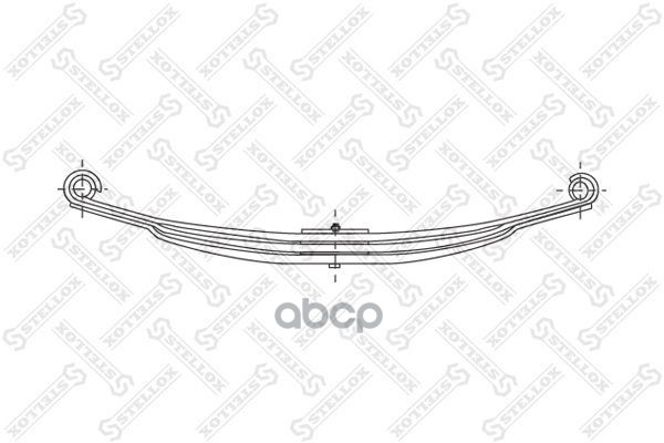

STELLOX 84-55623-SX_рессора !перед. 2/25+P/15x65x80 800+900 25/S16 \MAN 12/14 1шт