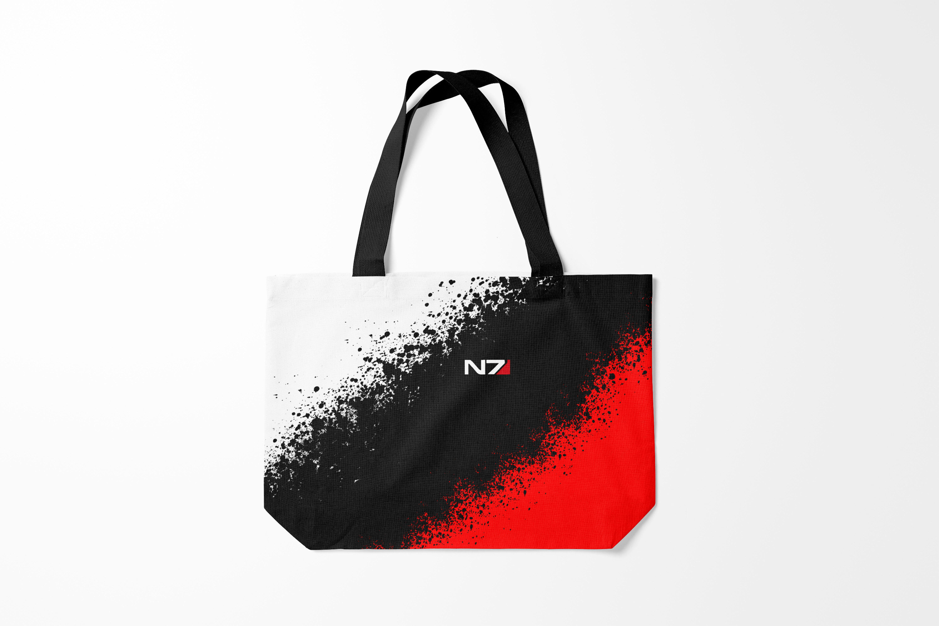 

Сумка шoппер унисекс Burnettie Mass Effect N7, черный, Mass Effect N7