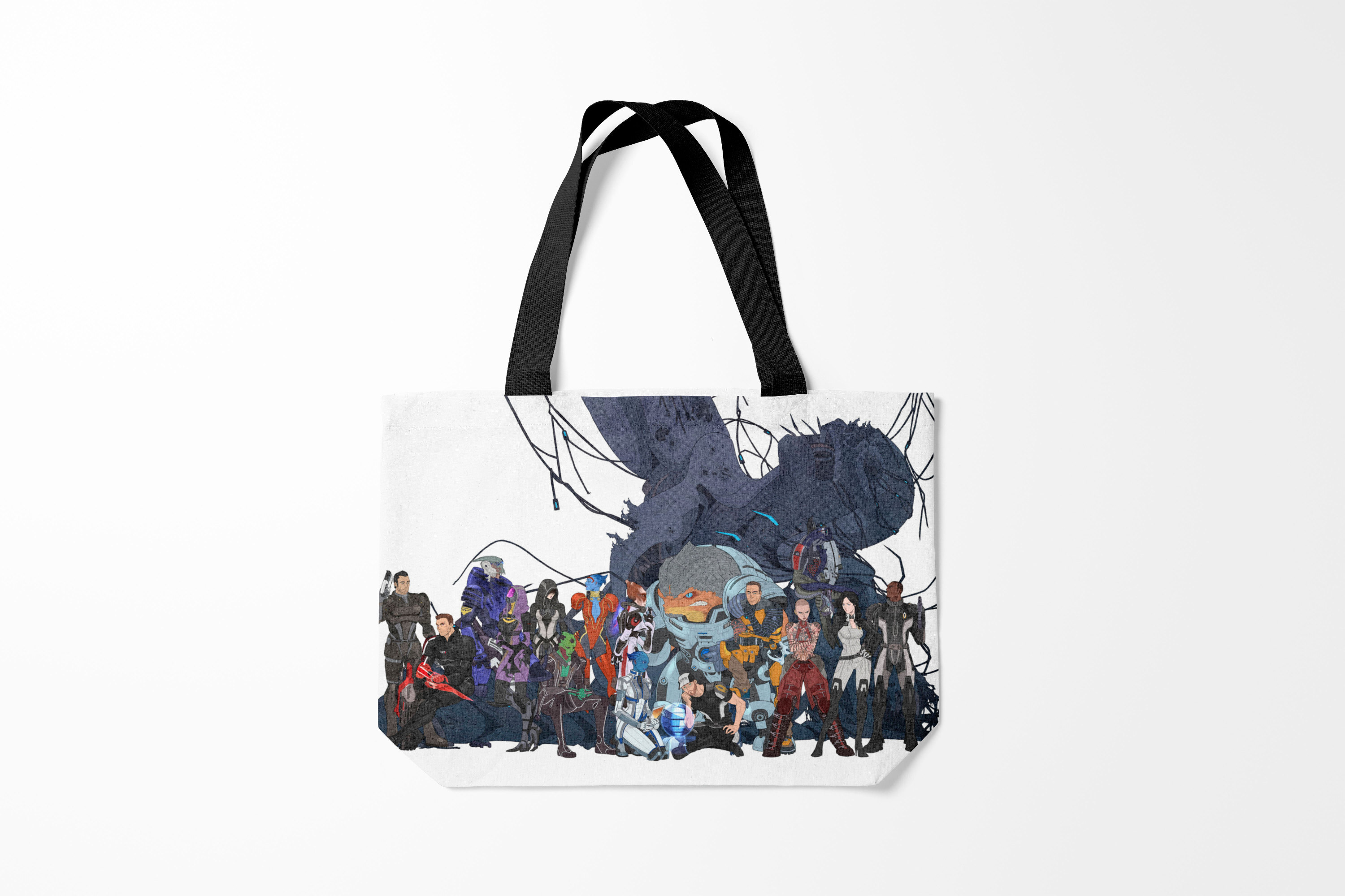 

Сумка шoппер унисекс Burnettie Mass Effect ME Team, белый, Mass Effect ME Team