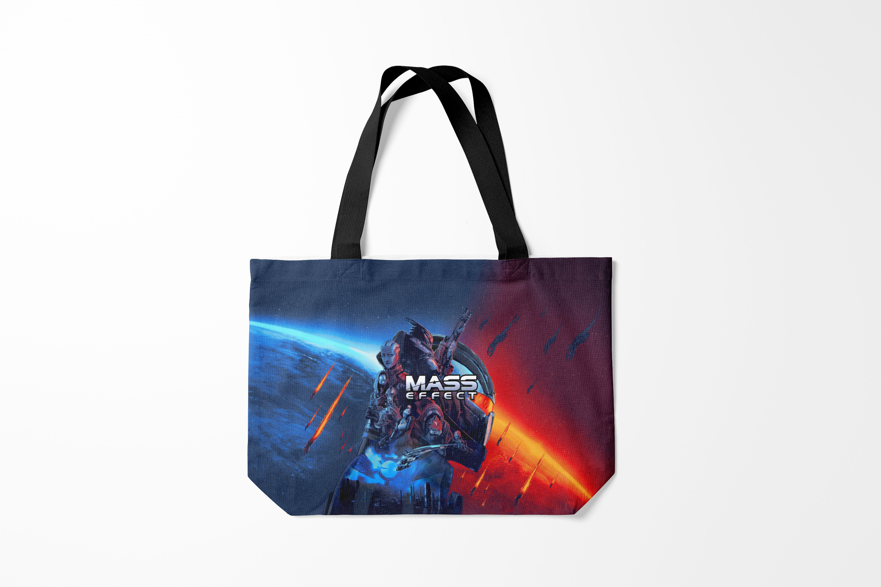 

Сумка шoппер унисекс Burnettie Mass Effect Legendary ed, синий, Mass Effect Legendary ed