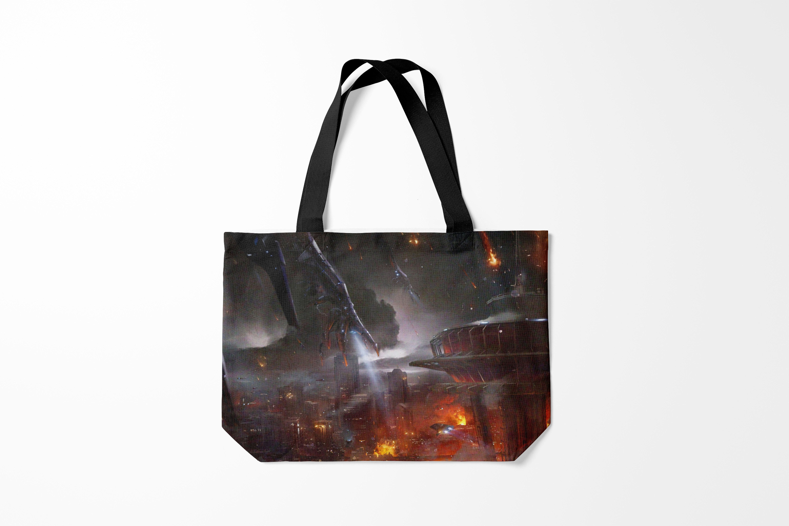 

Сумка шoппер унисекс Burnettie Mass Effect 3, черный, Mass Effect 3