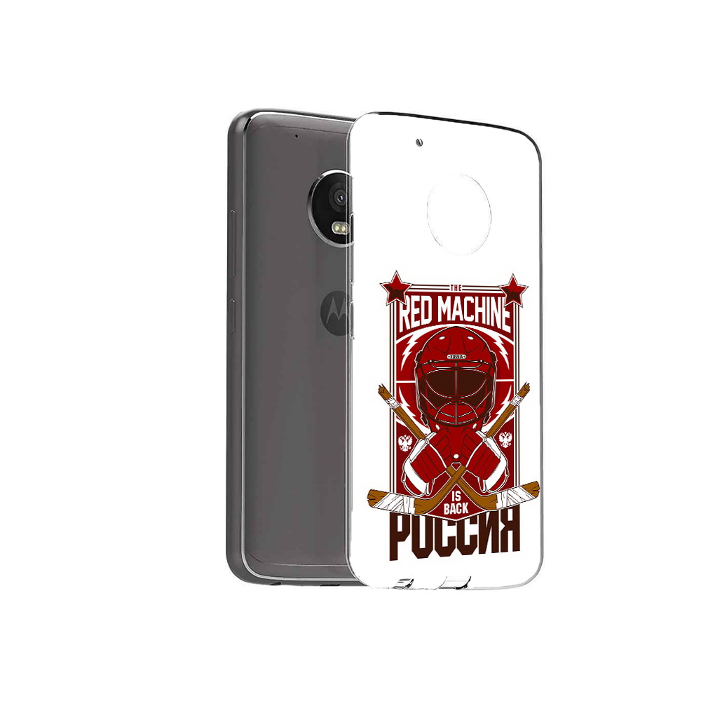 

Чехол MyPads Tocco для Motorola Moto G5 Plus хоккей россия (PT67401.338.666), Прозрачный, Tocco