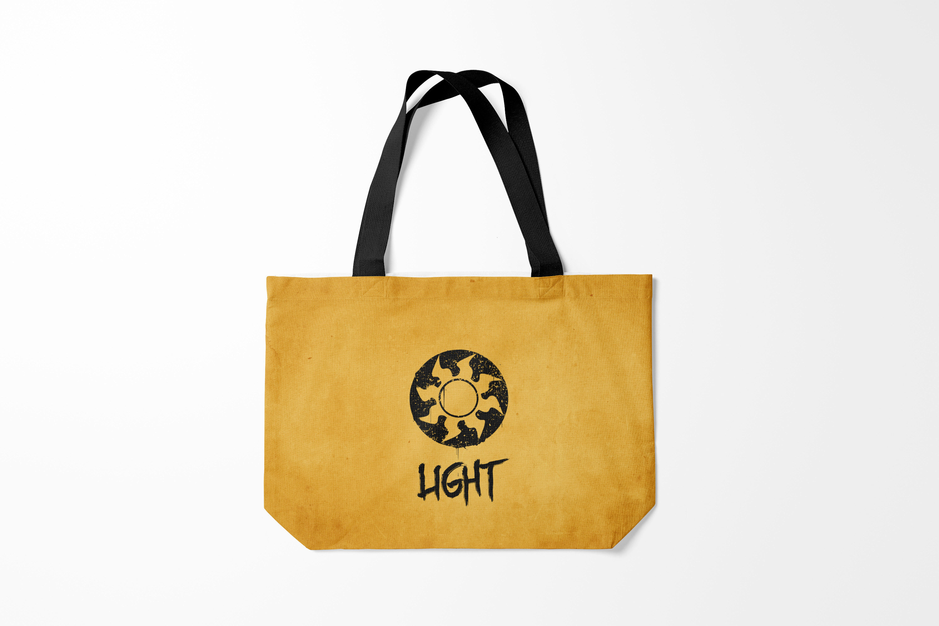 

Сумка шoппер унисекс Burnettie Magic The Gathering Emblems Light, желтый, Magic The Gathering Emblems Light