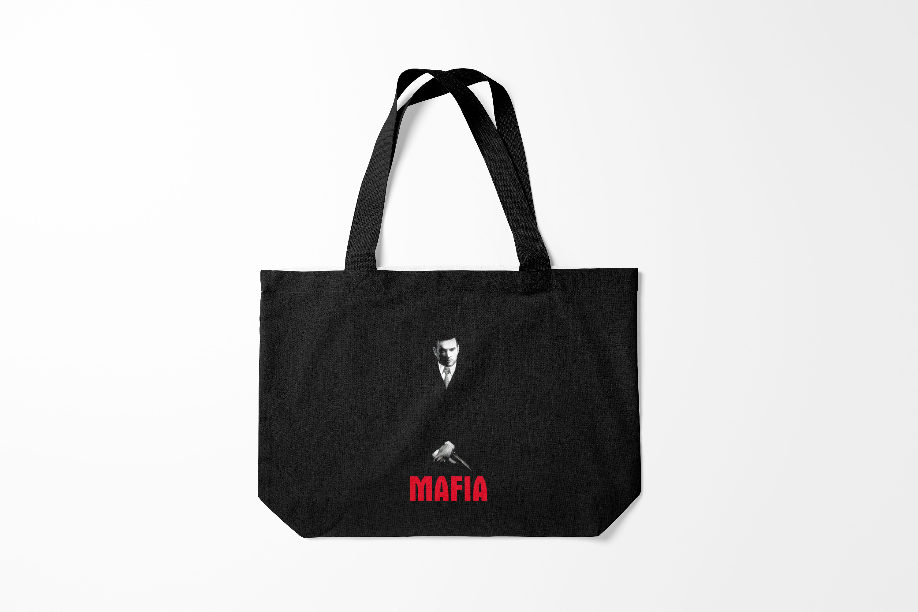 

Сумка шoппер унисекс Burnettie Mafia Томас Анжело, черный, Mafia Томас Анжело