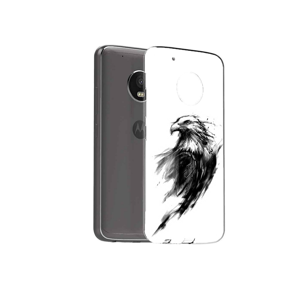 

Чехол MyPads Tocco для Motorola Moto G5 Plus чб птица (PT67401.338.670), Прозрачный, Tocco
