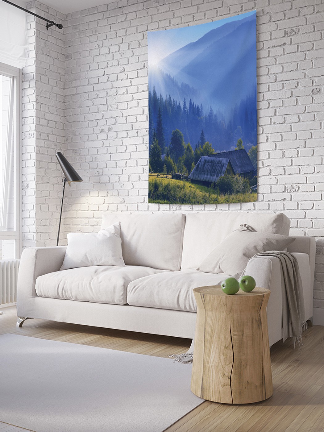

Вертикальное фотопанно на стену JoyArty Домик на свежем воздухе 150x200 см, Домик на свежем воздухе