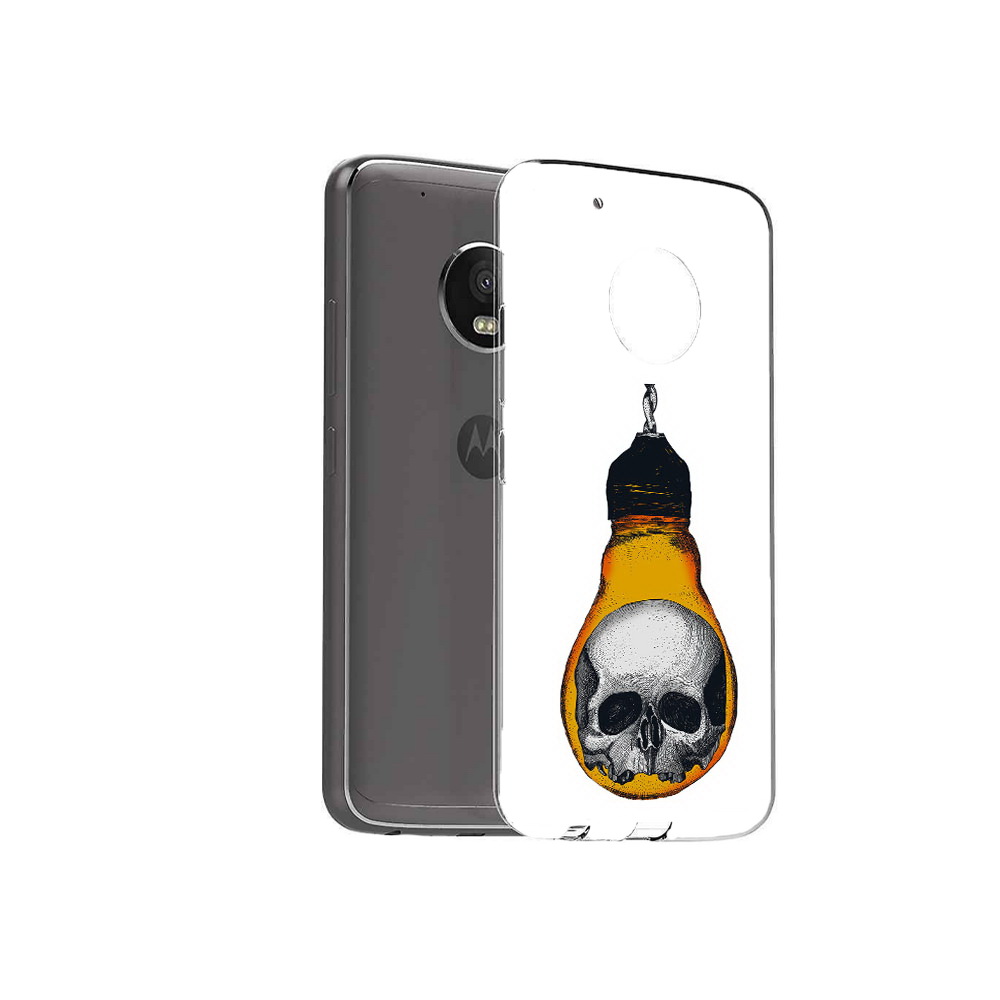 

Чехол MyPads Tocco для Motorola Moto G5 Plus череп в лампочке (PT67401.338.676), Прозрачный, Tocco