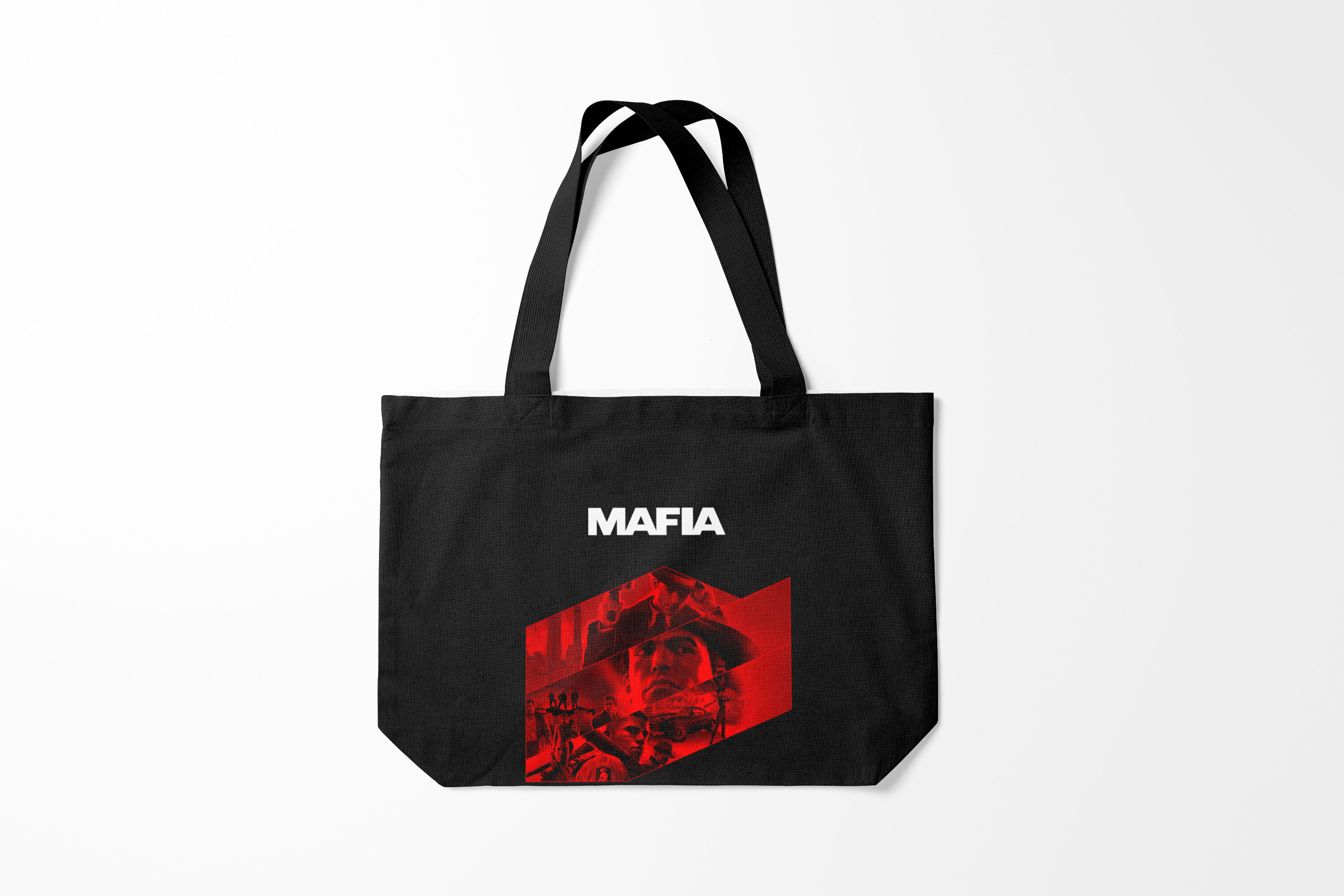 

Сумка шoппер унисекс Burnettie Mafia, черный, Mafia