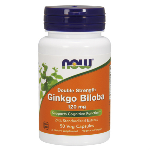 Многокомпонентный препарат NOW Ginkgo Biloba 50 капс. нейтральный  - купить со скидкой