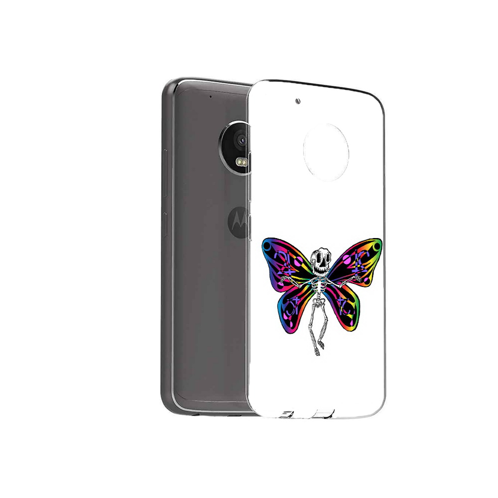 

Чехол MyPads Tocco для Motorola Moto G5 Plus эффект бабочки (PT67401.338.701), Прозрачный, Tocco