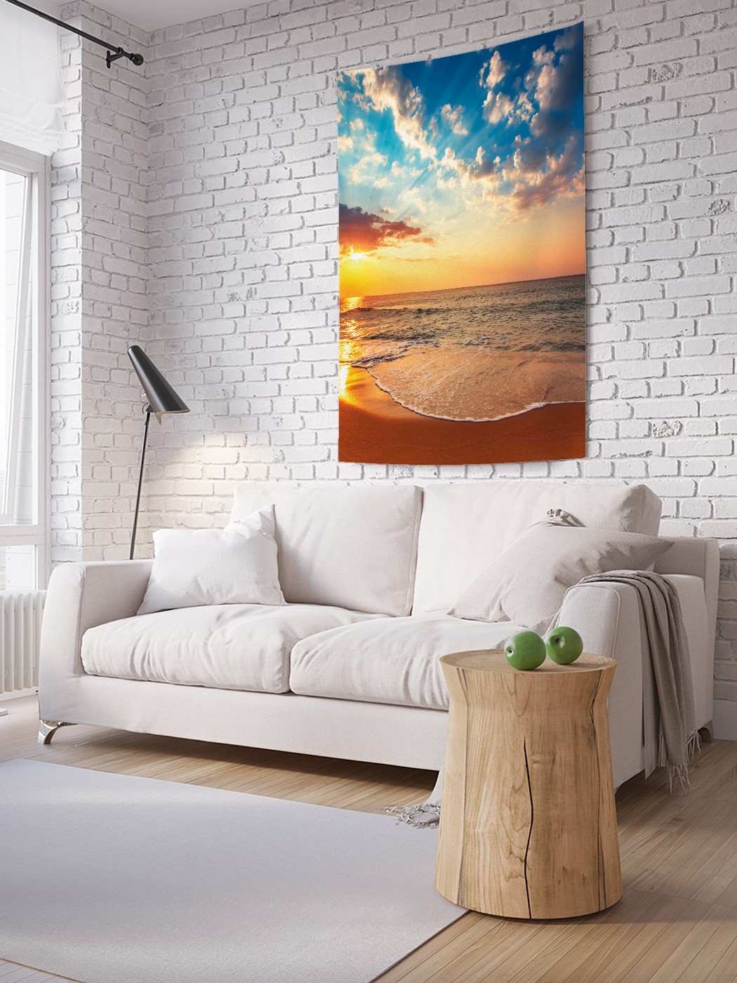 

Вертикальное фотопанно на стену JoyArty Утренний загар в тишине 150x200 см, Утренний загар в тишине