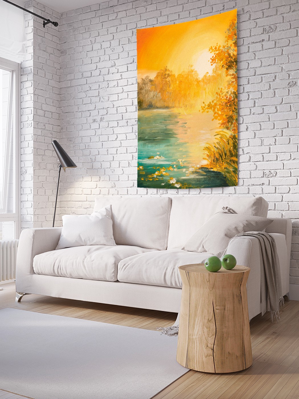 

Вертикальное фотопанно на стену JoyArty Неизвестная река 150x200 см, Неизвестная река